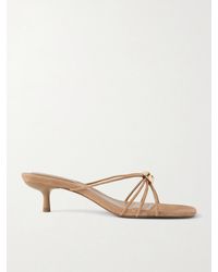 Jonathan Simkhai - Amaya Embellished Suede Sandals - Lyst
