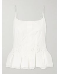 Magda Butrym - Crocheted Cotton Corset Top - Lyst