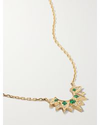 Piaget - Sunlight Rose, Emerald And Diamond Necklace - Lyst