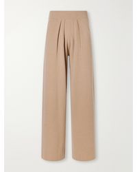 Eres - Access Pleated Wool And Cashmere-Blend Wide-Leg Pants - Lyst