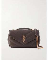 Saint Laurent - Loulou Small Matelassé Leather Shoulder Bag - Lyst