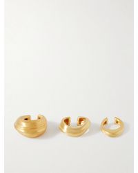 Completedworks - Set Of Three-Plated Ear Cuffs - Lyst