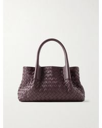 Bottega Veneta - Pinacoteca Small Intrecciato Leather Tote - Lyst