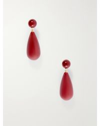 LIE STUDIO - The Lola Mookaite And Sterling Earrings - Lyst