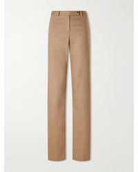 KHAITE - Hunter Wool And Cashmere-Blend Straight-Leg Pants - Lyst