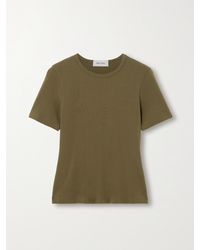 Matteau - Net Sustain Organic Cotton-Blend Jersey T-Shirt - Lyst