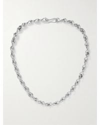 Laura Lombardi - Nuova Rhodium-Plated Necklace - Lyst