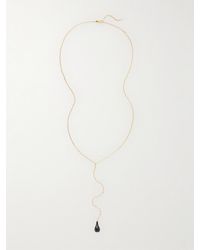 TOTEME - Plated, Onyx And Swarovski Crystal Necklace - Lyst