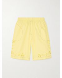 Vita Kin - La Vie En Rose Broderie Anglaise Cotton-Poplin Shorts - Lyst