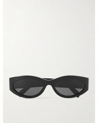 Celine - Monochroms Cat-Eye Acetate Sunglasses - Lyst
