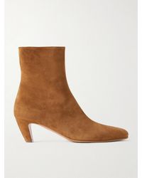 Aquazzura - Sloan 50 Suede Boots - Lyst