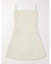 Tibi - Open-Back Cotton-Poplin Tank - Lyst