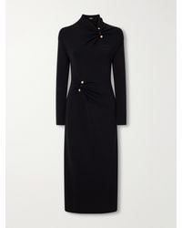 Cult Gaia - Vera Embellished Gathered Jersey Midi Dress - Lyst
