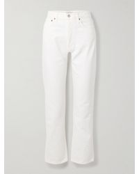 Agolde - '90S Pinch Waist Cropped High-Rise Straight-Leg Jeans - Lyst