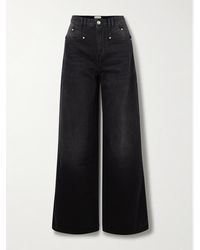 Isabel Marant - Lemony Hoch Sitzende Jeans Mit Weitem Bein - Lyst