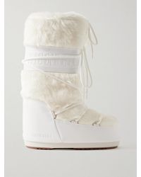 Moon Boot - Icon Eco-Fur Boots - Lyst