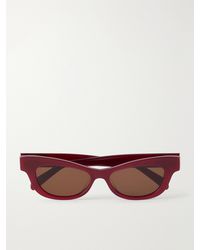 Celine - Triomphe Cat-Eye Acetate Sunglasses - Lyst
