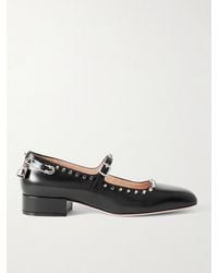 Bally - Belkys Embellished Studded Leather Mary Jane Pumps - Lyst