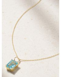 Mateo - 14-Karat Topaz Necklace - Lyst