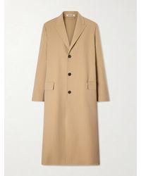 AURALEE - Wool-Blend Gabardine Coat - Lyst