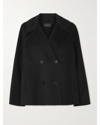 JOSEPH - Gilkes Double-Breasted Wool And Silk-Blend Felt Coat - Lyst