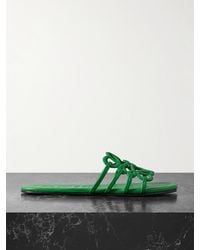 Loewe - Paula's Ibiza Petal Anagram Leather Slides - Lyst