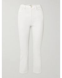 FRAME - The Pencil Verkürzte, Hoch Sitzende Jeans Mit Schmalem Bein - Lyst