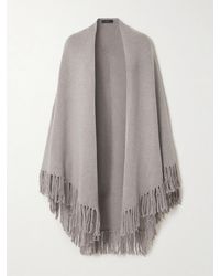 arch4 - Fringed Cashmere Wrap - Lyst