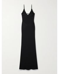 Veronica Beard - Francis Crepe And Satin Maxi Dress - Lyst