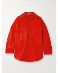 Tolu Coker - Rile Oversized Coated-Cotton Shirt - Lyst