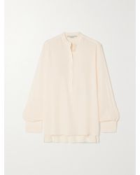 Stella McCartney - Eva Silk Crepe De Chine Blouse - Lyst