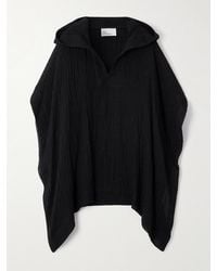Lisa Marie Fernandez - Poncho Aus Gaze Aus Einer Leinenmischung - Lyst
