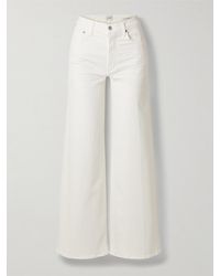 Citizens of Humanity - Lyra Long Halbhohe Jeans Mit Weitem Bein - Lyst