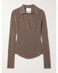Citizens of Humanity - Simone Pullover Aus Einer Gerippten Woll-Kaschmirmischung Mit Polokragen - Lyst