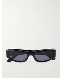 THISTLES - The Suede Square-Frame Acetate Sunglasses - Lyst