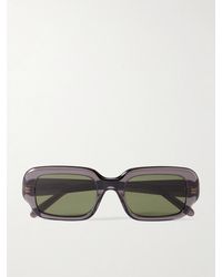 Loewe - Oversized Rectangle-Frame Acetate Sunglasses - Lyst