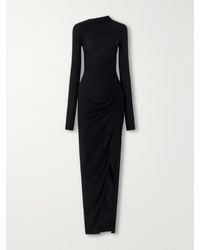 Rick Owens - Svita Ruched Jersey Maxi Dress - Lyst