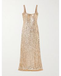 Jenny Packham - Lettie Robe Aus Tüll Mit Pailletten Und Kristallen - Lyst