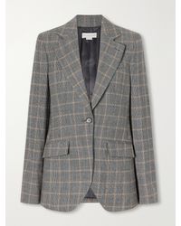 Stella McCartney - Prince Of Wales Wool Blazer - Lyst