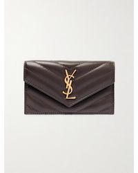 Saint Laurent - Cassandre Matelassé Leather Wallet - Lyst