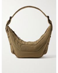 Lemaire - Soft Game Kleine Wattierte Schultertasche Aus Gestepptem Recyceltem Canvas - Lyst