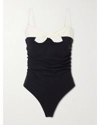 Valentino Garavani - Two-Tone One-Piece Swimsuit - Lyst