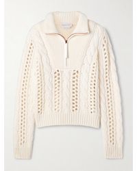 Gabriela Hearst - Idris Cable-Knit Cashmere Sweater - Lyst