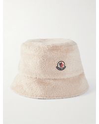 Moncler - Embroidered Fleece Bucket Hat - Lyst