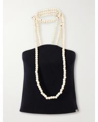 Extreme Cashmere - Candy Beaded-Detail Cashmere-Blend Knitted Tank - Lyst