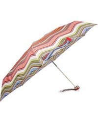 Missoni Aggie Gestreifter Regenschirm Aus Shell - Rot