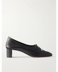 Aeyde - Narissa 45 Bow-Detail Leather Pumps - Lyst