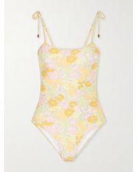 Chloé - Floral-Print Swimsuit - Lyst