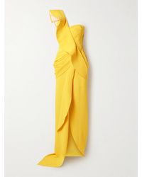 Maticevski - Salyut Wave One-Shoulder Draped Crepe Gown - Lyst