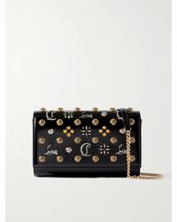 Christian Louboutin - Sac Porté Épaule En Cuir Verni À Ornements Paloma - Lyst